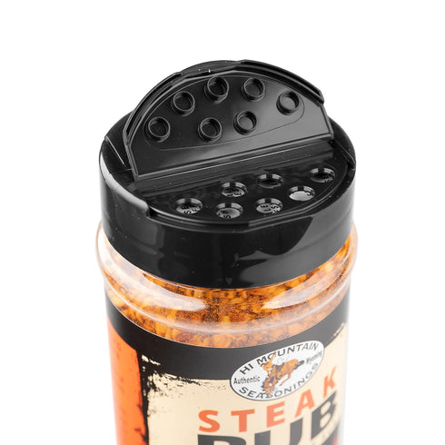 10 Oz Hi Mountain Seasoning | STEAK RUB | Western Style BBQ Rub | Steak Seasoning | Delicious on Beef, Pork