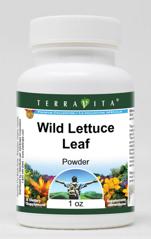Terravita Wild Lettuce Leaf Powder (1 oz, ZIN: 514667) - 3 Pack