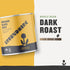 16oz (Pack 1) GROUNDWORK Black Gold Whole Bean Coffee Dark Roast Blend - USDA Organic Signature Blend Coffee Beans