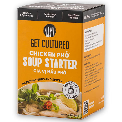 Get Cultured Box Chicken Pho Soup Starter, Authentic Vietnamese Chicken Broth Base