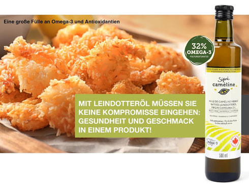 500mL 2 Camline 475F Omega-3 Cold-Pressed Virgin Camelina Oil, X by Sign | High Smoke Point | Rich in & Vitamin E |