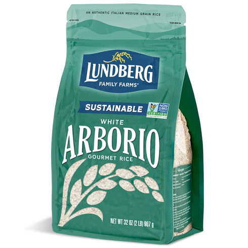 Lundberg White Arborio Rice Short-Grain, Creamy Texture for Risotto, 32 Oz
