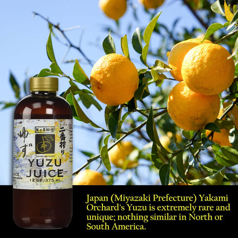 Yakami Orchard 100 12 (Pack 2) % Pure Japanese Yuzu Juice, Ounce