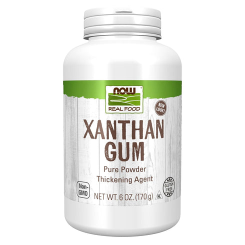 NOW Foods Xanthan Gum Pure Powder, Kosher and Gluten-Free Natural Thickener, 6-Ounce