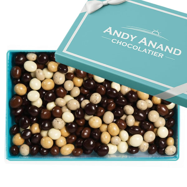 ANDY ANAND CHOCOLATIER Chocolate Covered Espresso Coffee Beans 1 lb Assorted 5