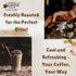100% 8oz Pack, JamaicanCoffeeClub Blue Mountain Whole Bean Coffee, WB Jamaican Roasted Beans, Smooth Rich Flavor