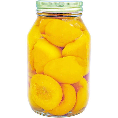 Arndts Fudgery DBA The Amish-Buggy (2-32 oz. Amish Made Canned Fruit (Old Fashioned Peach Halves Jars))