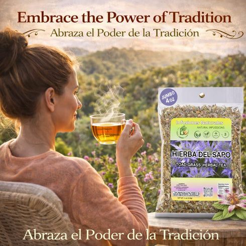 4 oz (113g) 100% Hierba del Sapo Herbal Tea - Natural Mexican Thistle (Eryngium heterophyllum) - Traditional Loose Leaf
