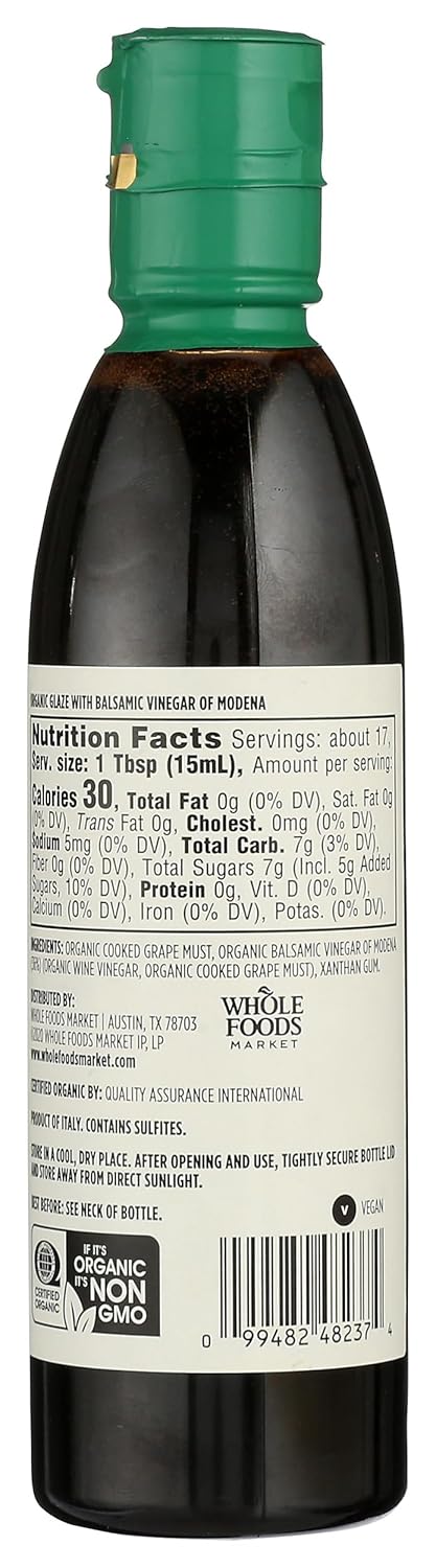 365 8.45 Oz by Whole Foods Market, Organic Balsamic Glaze, Fl