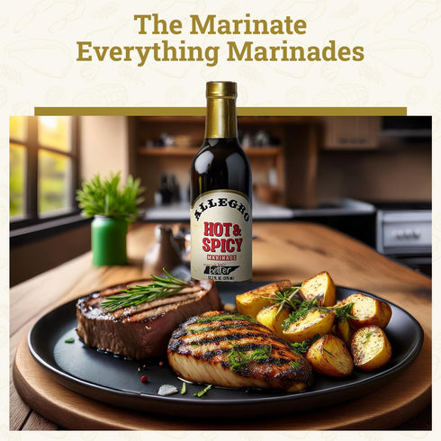 12.7 Oz (Pack 6) ALLEGRO - The Marinate Everything Marinades | Perfect Marinades for Meat & Veggies | Marinade