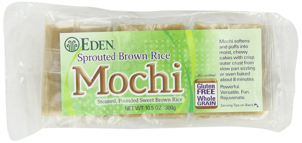 Eden Sprouted Brown Rice Mochi, 10.5-Ounce Packages (Pack of 2)2