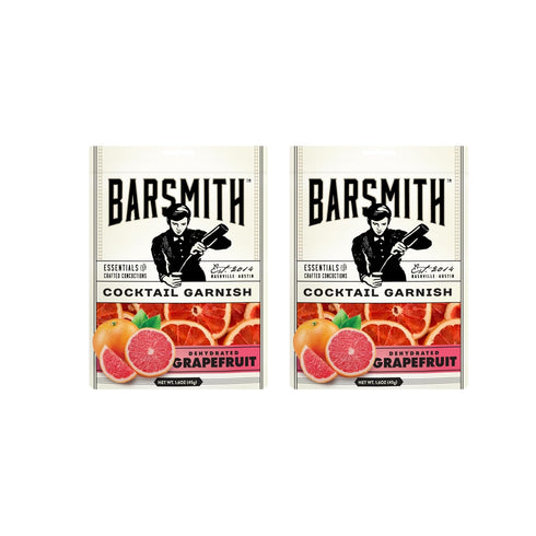 (1.6oz) Pack 2 Barsmith Dehydrated Grapefruit Slices - Cocktail & Drink Garnishes - Vibrant Citrus & Bittersweet Flavor