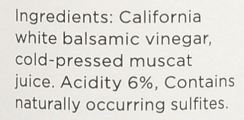 10.1 Oz O White Balsamic Vinegar, Fl