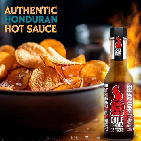 (Pack 1, Chile Lengua de Fuego Mild Hot Sauce of Hot Coffee)