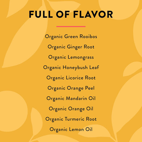 (1 Pack) 16 Choice Organics - Organic Mandarin Ginger Tea - Organic Herbal Tea - Tea Bags