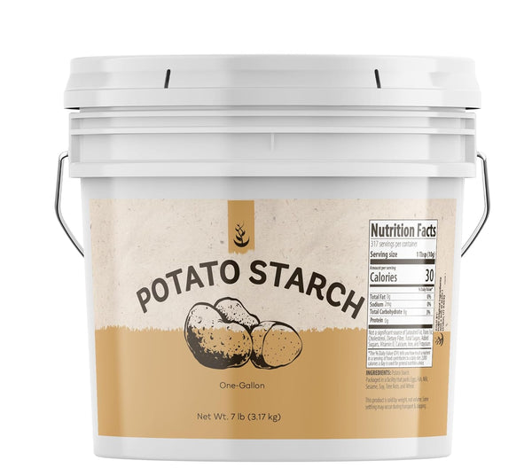 Pure Original Ingredients Potato Starch (1 Gallon) Wheat & Corn Alternative, Non-GMO,