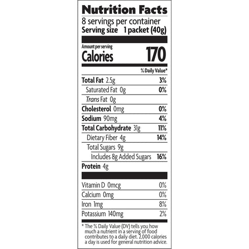 11.3 oz (Pack 6), Nature's Path Organic Spiced Apple + Flax Instant Oatmeal, of Gluten Free, Non-GMO