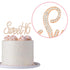 16 Cake Topper - Premium Rose Gold Metal - Sweet 16 Birthday Party Sparkly Rhinestone Decoration