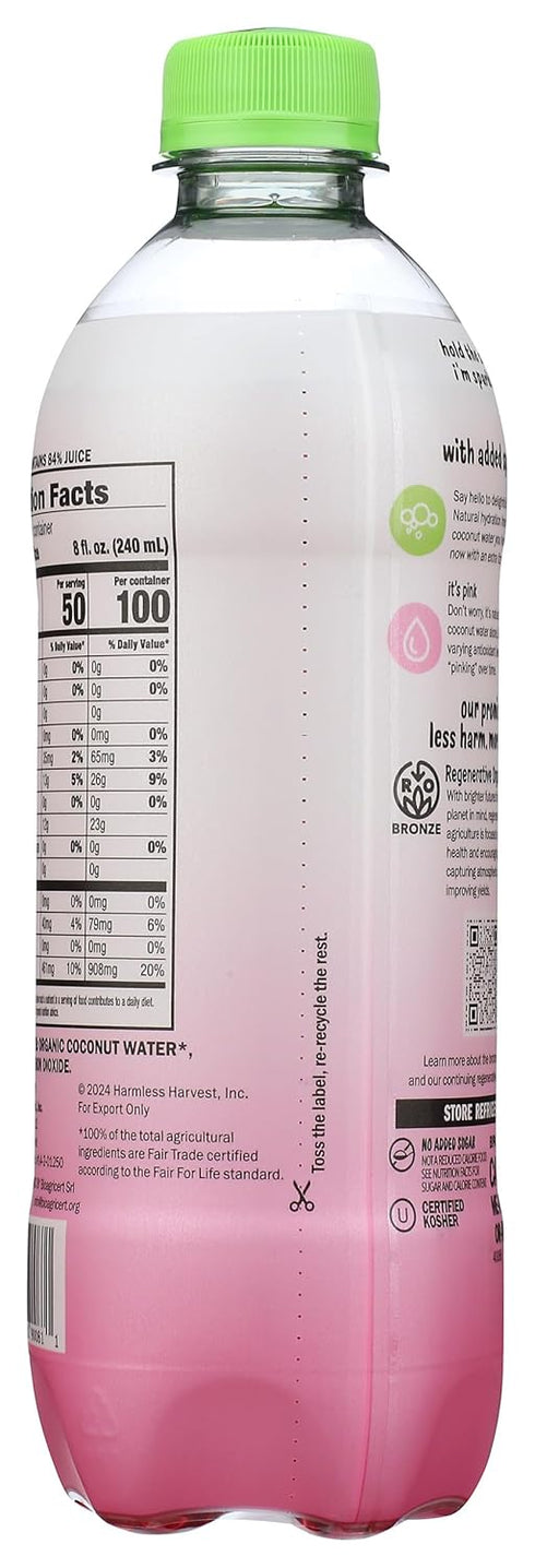 Harmless 16oz Harvest Sparkling Coconut Water