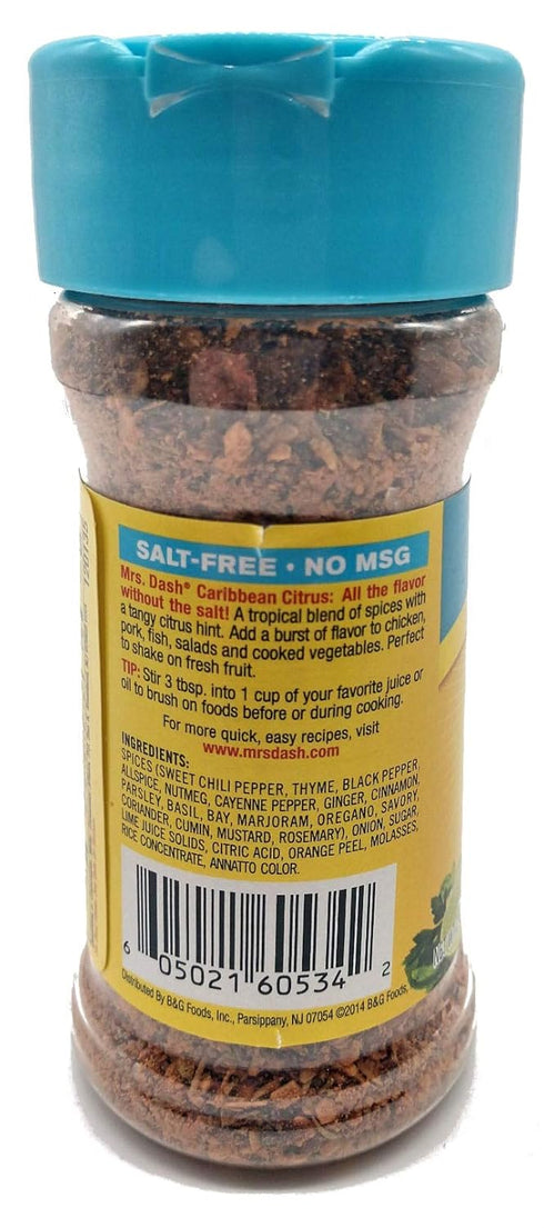 Mrs. Dash Caribbean Citrus and Fiesta Lime Bundle, 2.4 oz, 1 of Each Flavor