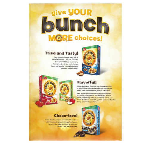 13-Ounce (Pack 4) Honey Bunches of Oats with Real Strawberries, Boxes
