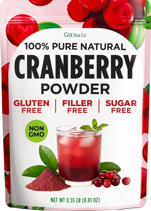 Gya Tea Co Freeze Dried Cranberry Powder 0.55 lb (8.81 oz) -