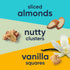 10g 10.4 oz Ratio Trio Vanilla Almond Crunch Cereal, Protein, Keto Friendly