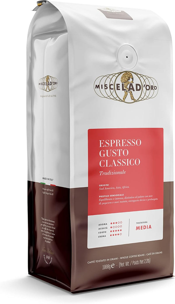 Miscela D'Oro Gusto Classico Espresso Beans - 2.2 lb