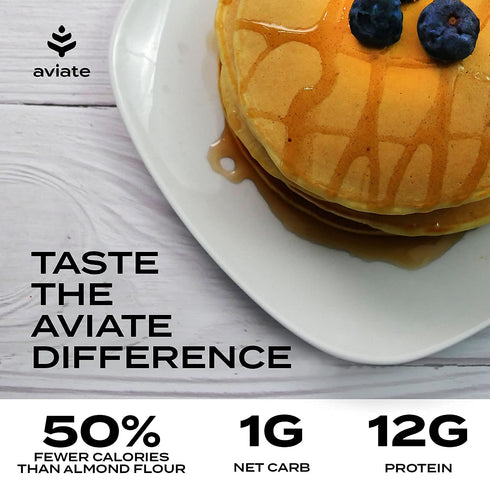 100% -16 (Pack 3) Aviate Lupini FLOUR - Keto & Vegan Friendly Superfood - Non-GMO, Gluten Free, Lupin Flour Keto, High