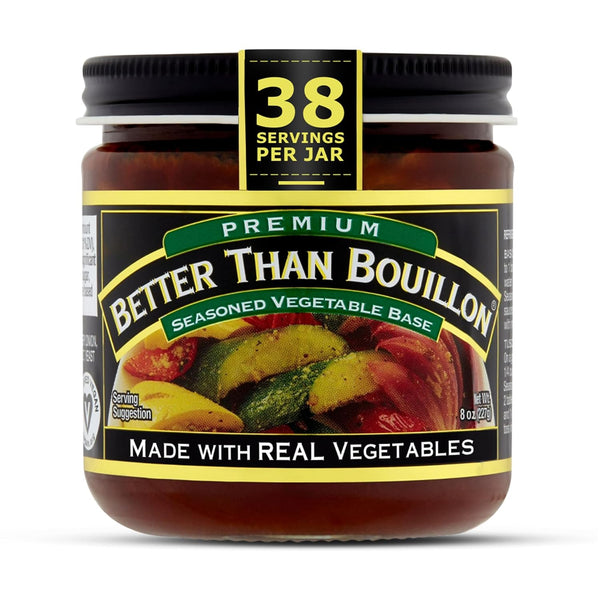 Better Than Bouillon Premium Seasoned Vegetable Base, Makes 38 Cups of Broth,