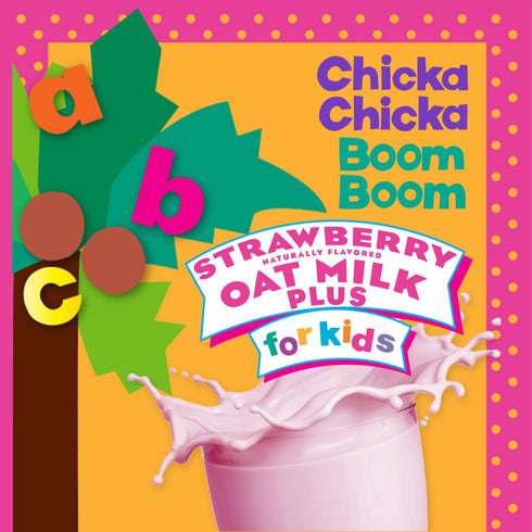 23 1+ Chicka Chicka Boom Boom Strawberry Oat Milk Plus, Plant-Based Toddler Protein Drink Mix, Vitamins & Minerals