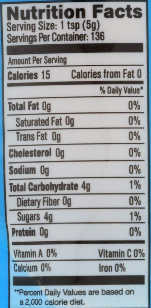 20 OZ HEAVENLY ORGANICS Organic Whole Cane Sugar