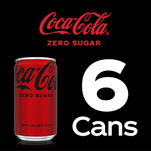 7.5 oz, 12 Pack (Package Coke Zero Sugar Mini-Can fl May Vary)