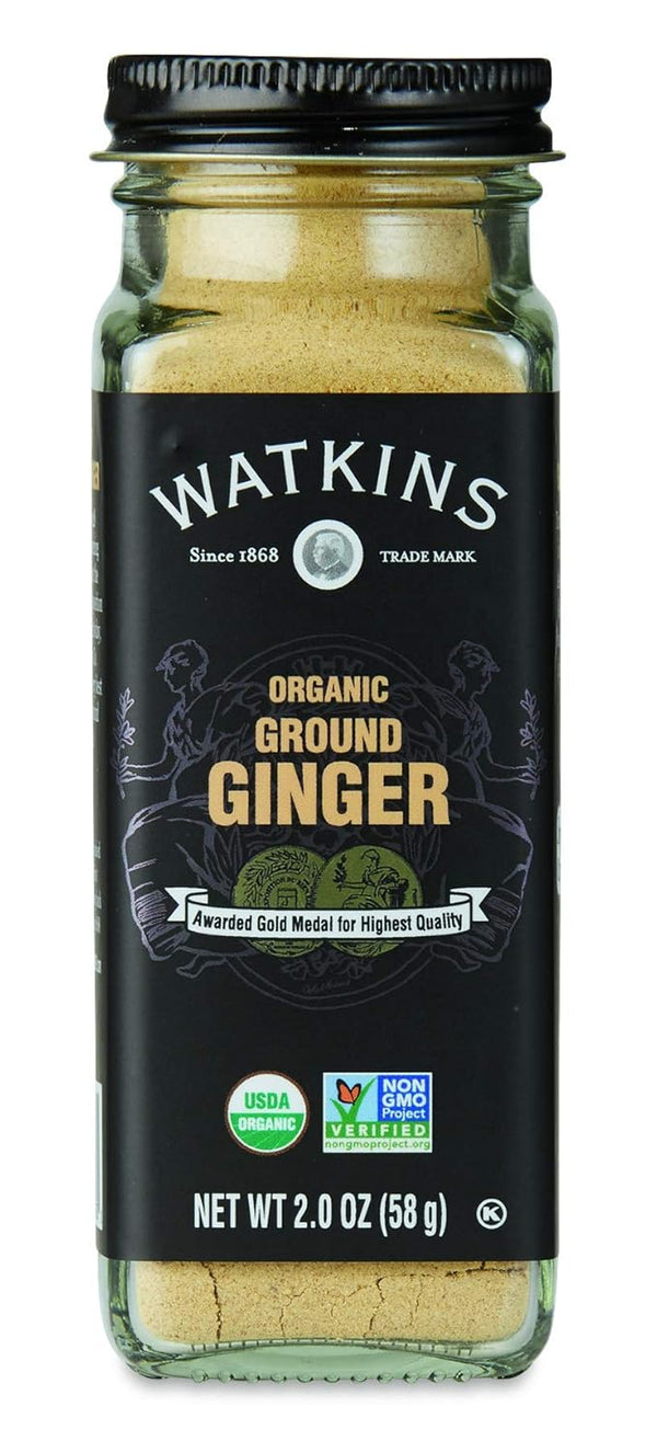 Watkins Gourmet Organic Spice Jar, Ground Ginger, 2.0 Oz
