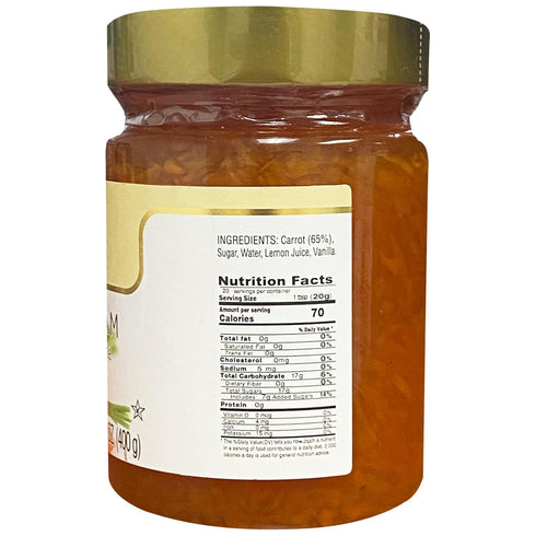15.9 Oz (450g) Zarrin - Carrot Jam