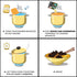 CHIRAMEN Dried Wood Ear Mushroom Ramen Toppings Black Fungus Mushroom Slices for Ramen, Cup Noodles, Soups, Hot Pot
