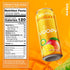 12-Pack (10.82 oz 55% Yoopy Sparkling Mango Juice fl Cans) Mango Juice No Added Sugar Natural Hydration with Tropical