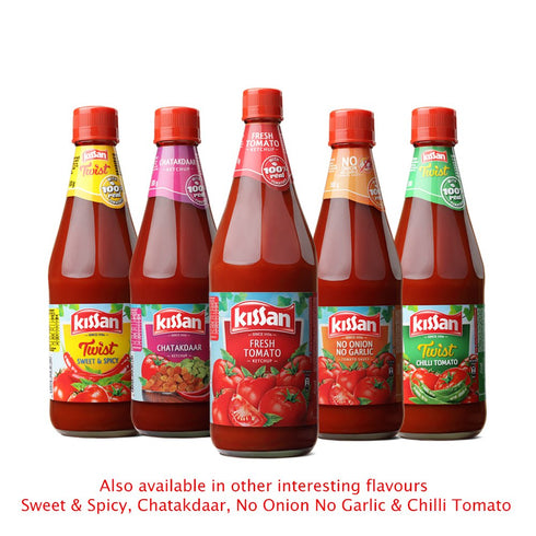 Kissan 500g Ketchup - Tomato, Bottle