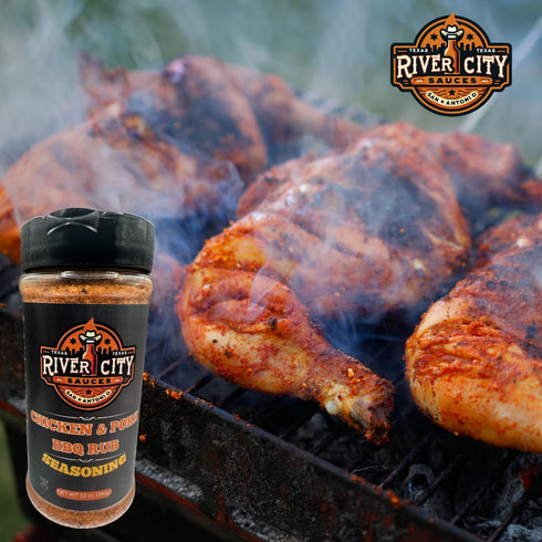 12 oz River City Sauces Chicken and Pork BBQ Rub