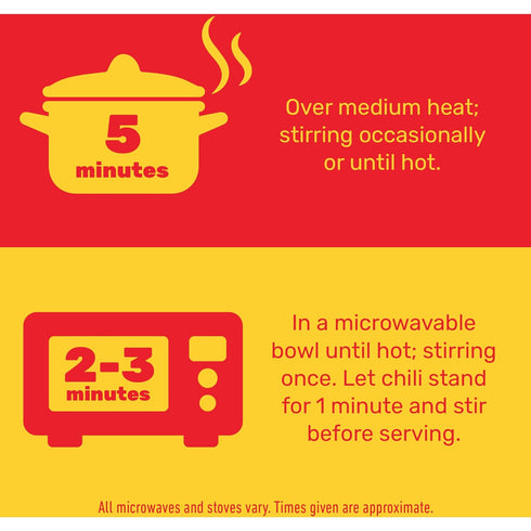 15 (Pack 12) Hormel Chili No Beans, Ounce