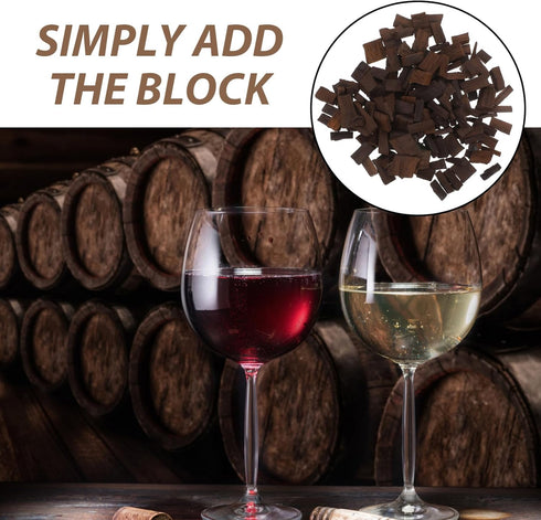 1Pack PRETYZOOM Heavy Oak Chips for Home Brewing Wine Enhance Wine Making Accessory for DIY Enthusiasts Chips