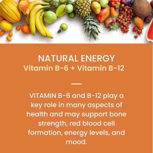 B-6, B-12, 24 Fruniti Peach Smoothie Mix - Energy Boosting - No Sugar Added - Delicious Fruit Puree - Vitamin Vitamin