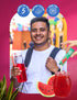 40 Packets, 5 Packet Klass Aguas Frescas, Powdered Drink Mix, Singles Zero Sugar & Caffeine-Free Powder Water Drink