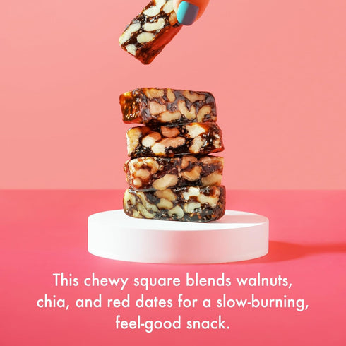 4.2 oz (10-11 Nuts Knock Toasty Walnut Date Superfood Bites Artisan Wholefood Gift | Real Dates, Walnuts & Chia Seeds |