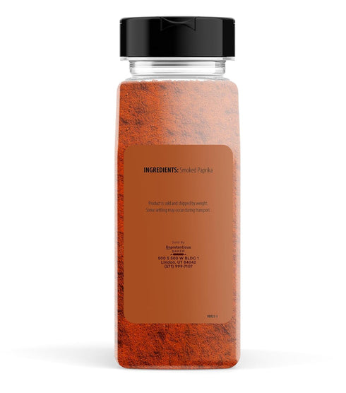 Unpretentious Smoked Paprika, 1 lb, Ground Spice Made from Dried Red Chile Peppers, Strong & Smoked Flavor