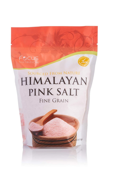 Focus Nutrition , Himalayan Pink Salt, 100% Natural Fine Grain, Resealable Pouch - 2