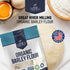 5 Lb Great River Milling Organic Barley Flour | Unbleached, Unbromated, Non-GMO, Kosher | High Fiber, Nutty Flavor