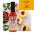 6 Peach Maple Bourbon Natural Hot Sauce & Glaze by Fat Cat Gourmet | Sweet Savory Southern Flavor | Mild Heat |