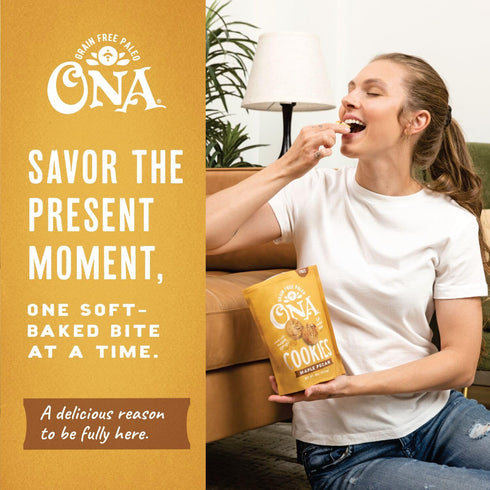 Ona Gluten-Free Brownie-Style Cookies with Honey and Dark Chocolate - Ready to Eat