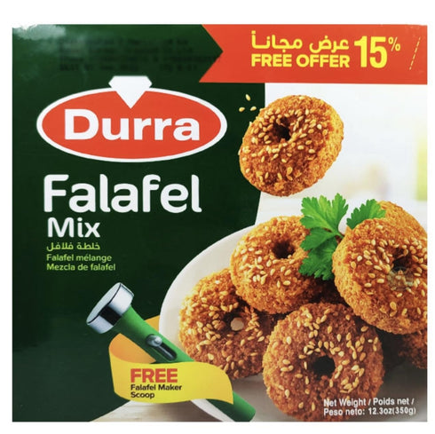 Generic Durra's Falafel Mix Kit, includes Falafel Mix with a Free Maker Scoop.